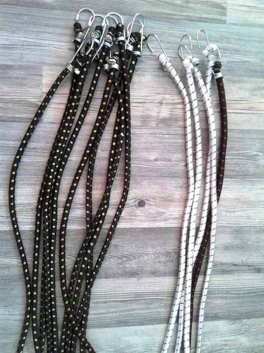 Обтяжно въже за багаж с 2 куки, ластик за багаж, ластично въже, кука