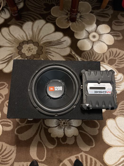 JBL 1200w Sambufer bilan Kenwood 350w usilitel komplekt sotiladi