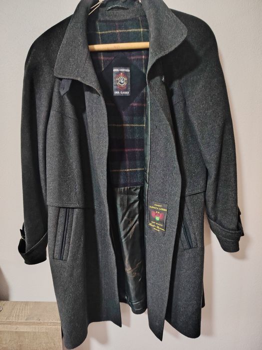 Palton lână & apacca Loden