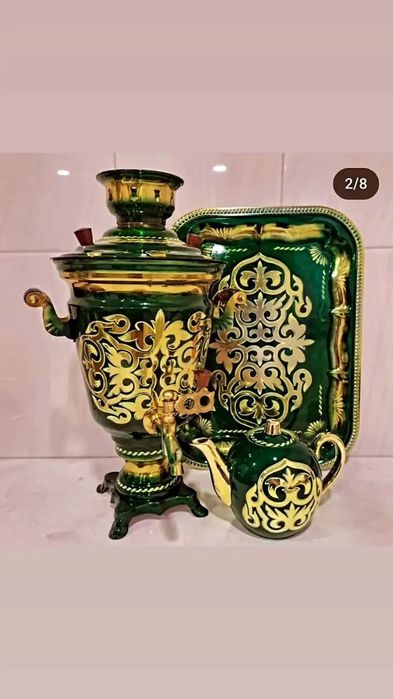 Қазақи нақышта самаурын.