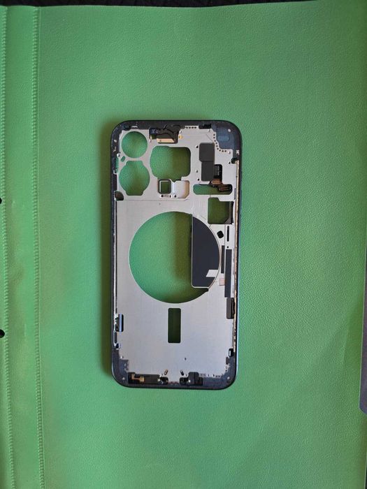 Carcasa mijloc iPhone 15 pro max blue Swap, Originala