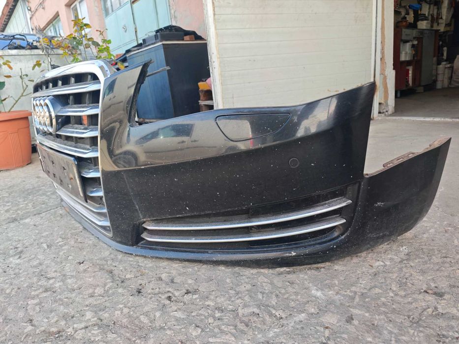 Оборудвана здрава Предна броня Audi A8 D4