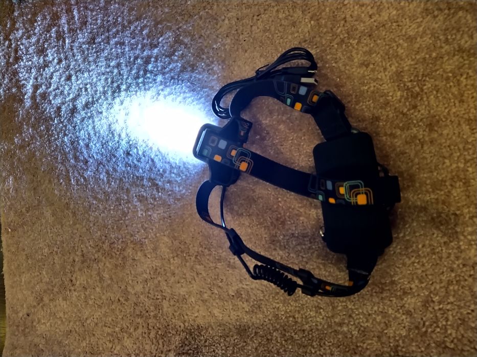 Lanterna frontala 2xLED T6 cu 2 acumulatori 18650