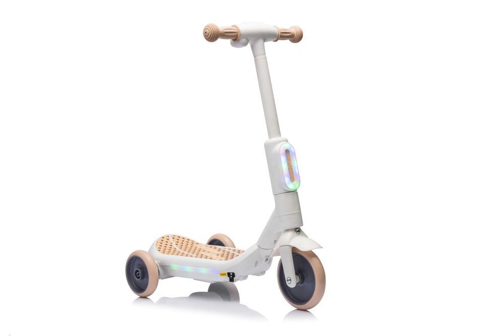 Trotineta electrica pt copii, Kinderauto Aquamist, 30W, 6V 4.5Ah Alba