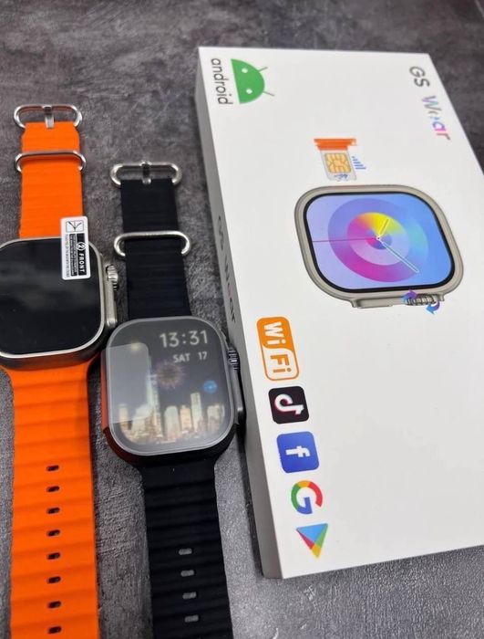 Watch 9 Ultra Android , смарт часы с камерой и гугл , с симкартой