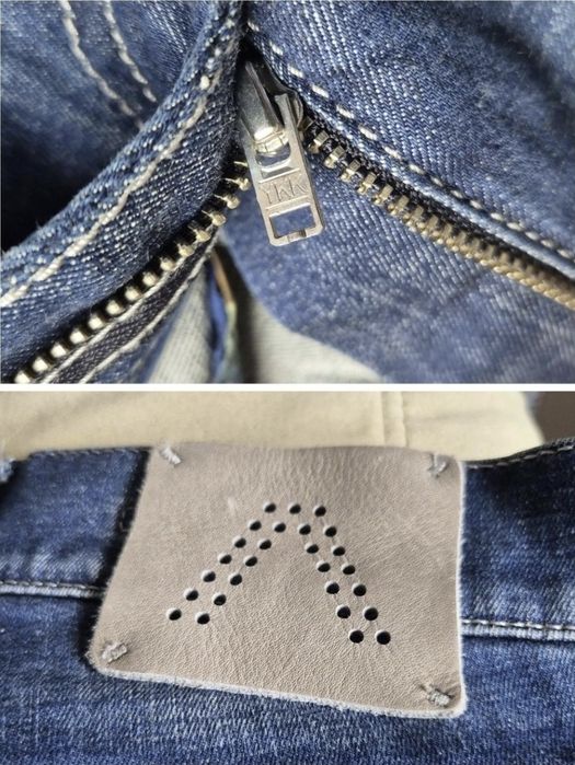 Blugi Bărbați Alberto - Handcrafted, Slim Compact Denim - W33/L32