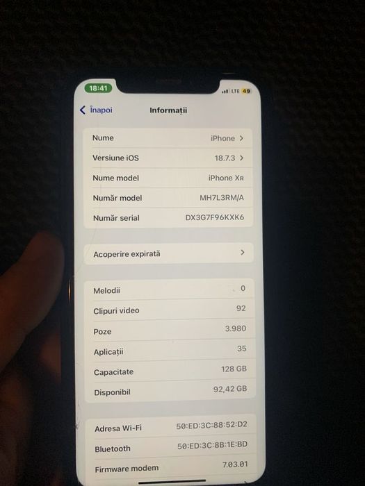 Iphone xr 128 gb black