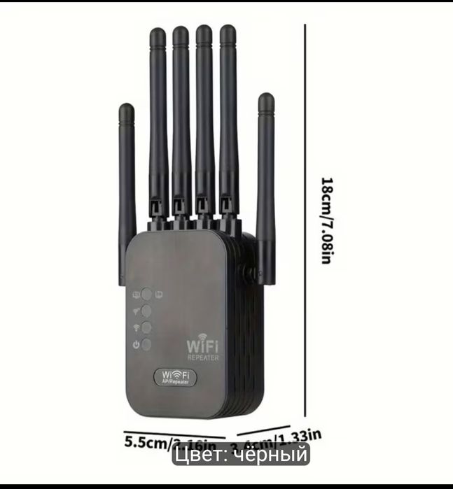 Усилитель WiFi с 6 антеннами.