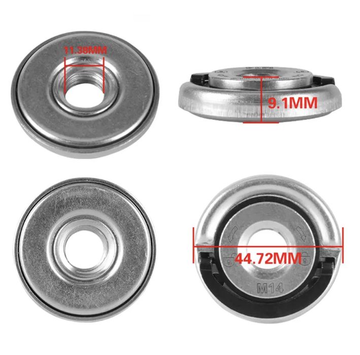 Бързозатягаща Гайка Шайба за Ъглошлайф M14 Универсална