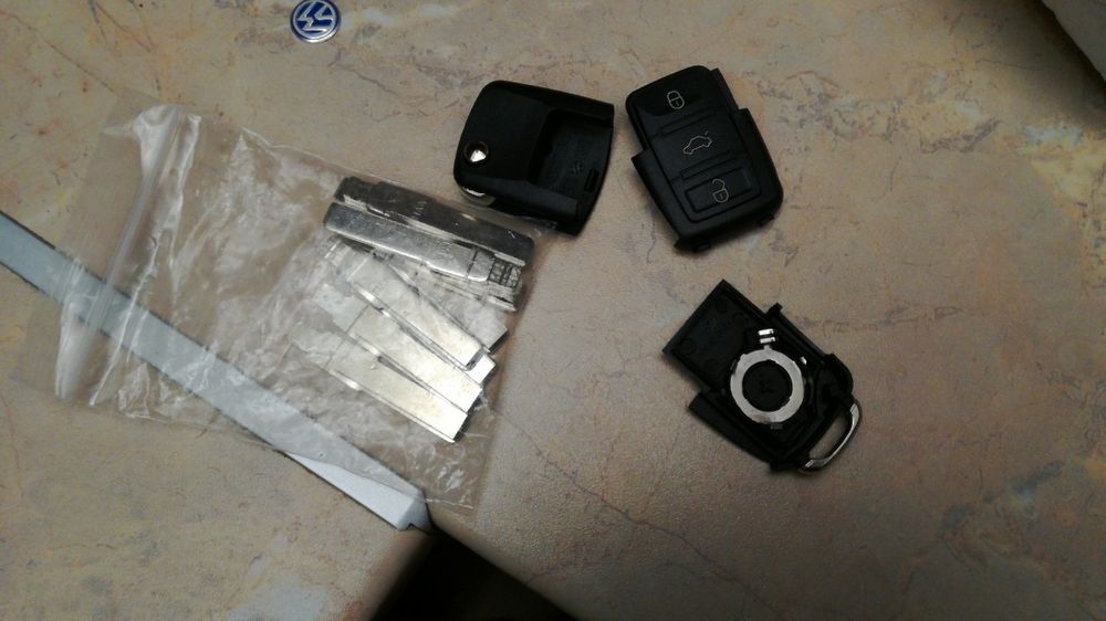 Ключ и Силиконов калъф за Фолксваген