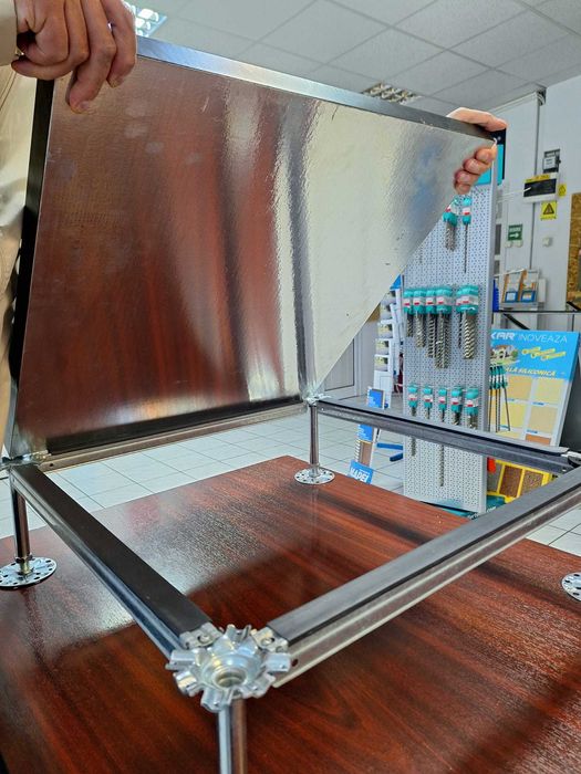 Pardoseala suprainaltata Knauf 34 mm, din sulfat de calciu - 75 mp