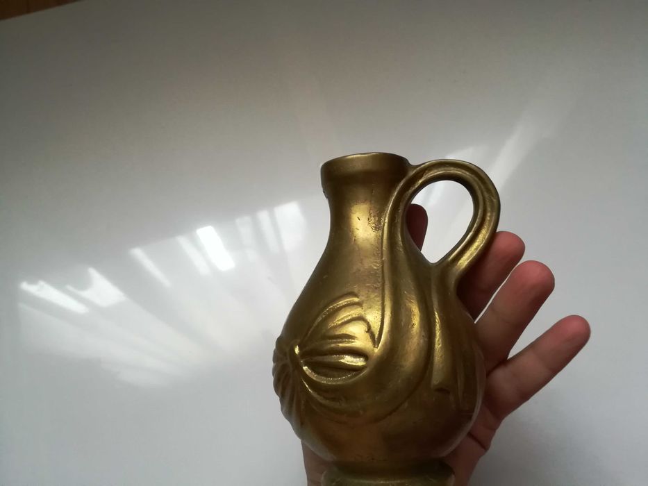 Vaza veche bronz colectie art deco decor obiect