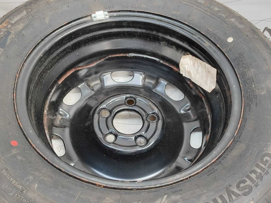Roată de rezervă slim 5x100 185/70 R14 DOT 1118 Seat Ibiza V (KJ) (2017-2026) Cod:2Q0601027 (3D)