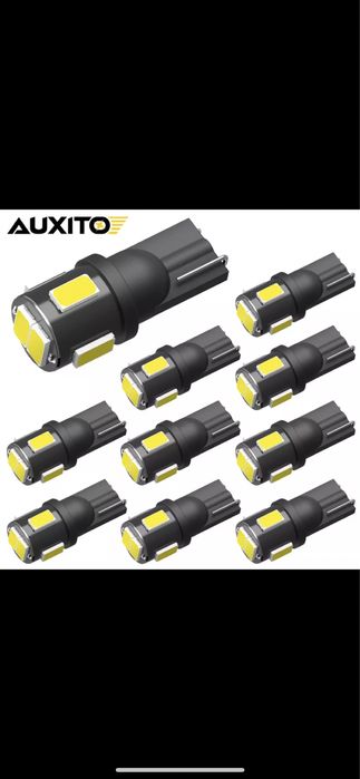 Bec cu led pozitie, plafoniera, numar T10