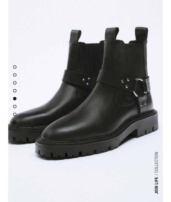 Ghete zara piele 36