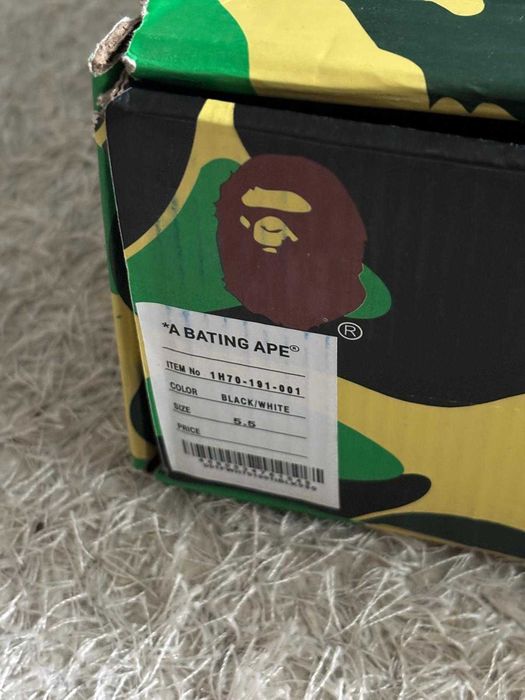 Bape Sta alb negru marimea 38