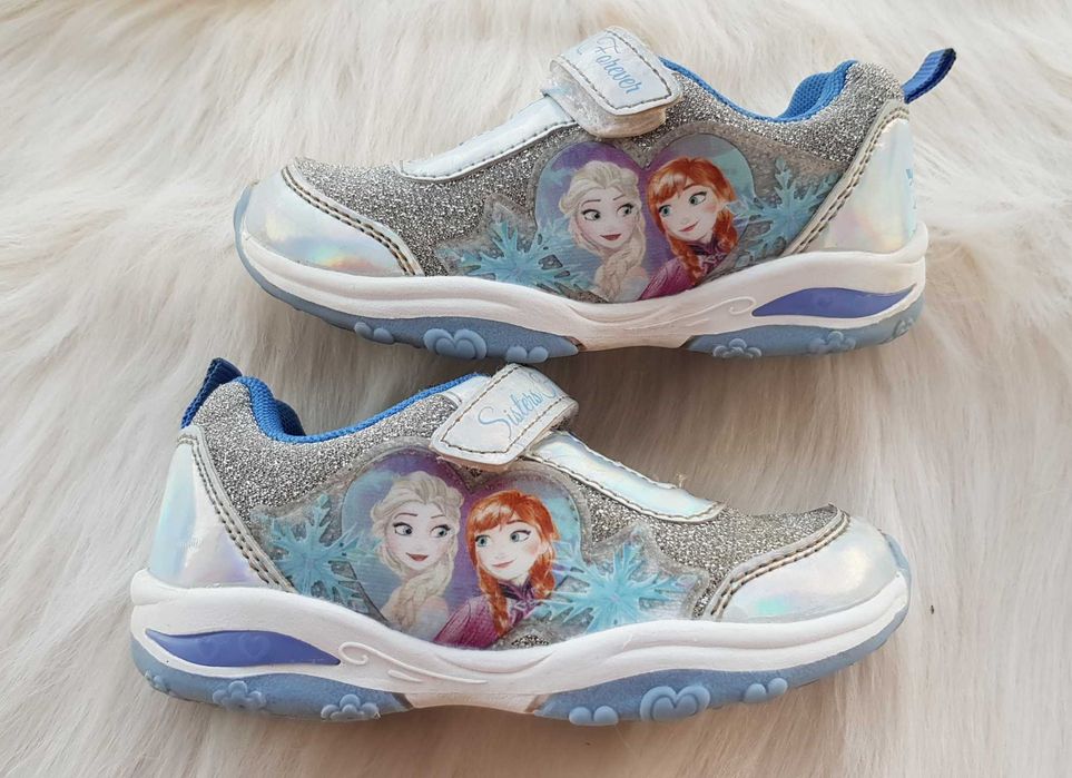 Детски маратонки на Disney Елза и Ана №24 - светещи
