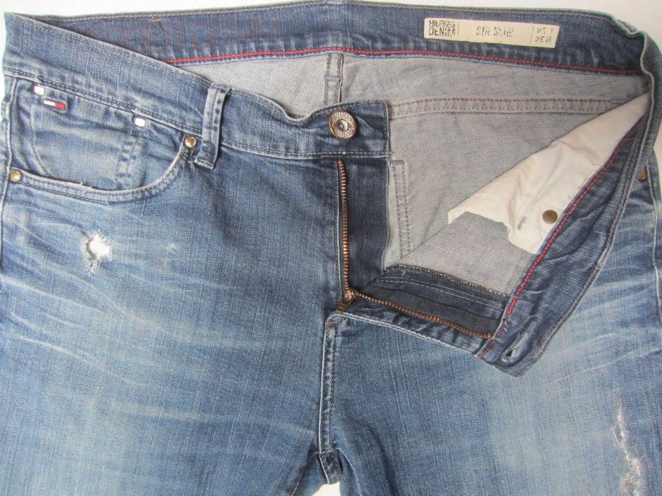 Blugi Tommy Hilfiger,W34 L34,Talie=90cm,Lung=108cm,slim skinny