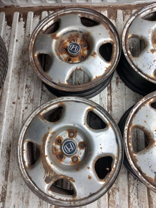 4ри бр железни джанти 17цола 5×114,3; ет.45; 64.1мм,оригинални Хонда