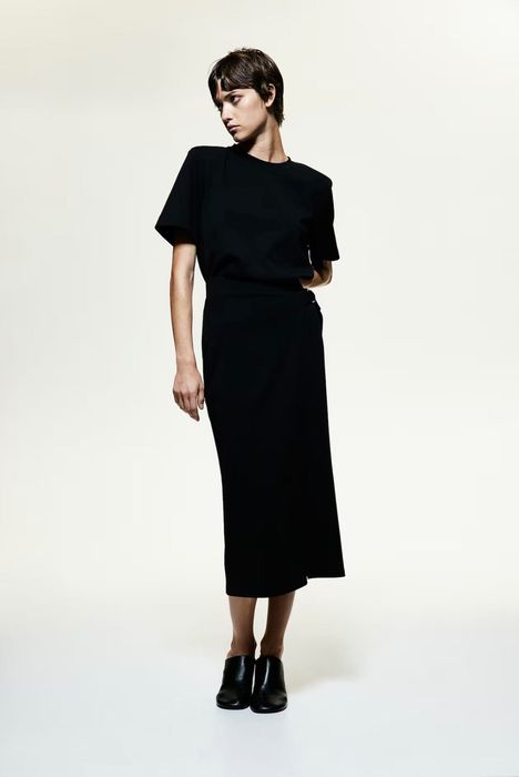 Пола от трико с прехвърляне H&M