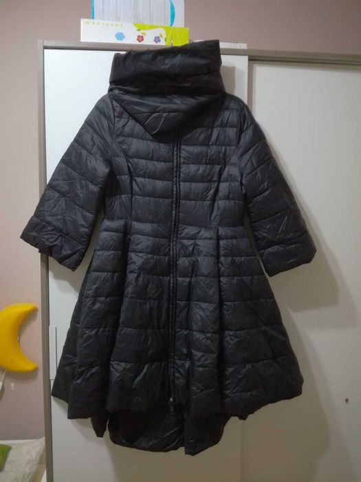 Дълго яке с преносима яка по модел на Elisabetta franchi c,м размер