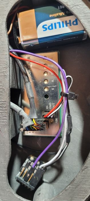 Vioara Zeta 5 corzi placa originala