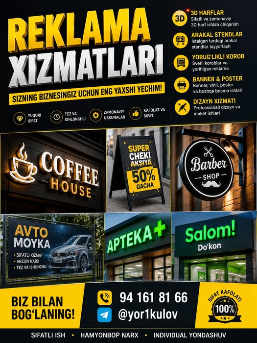 3D Harflar | Banner | Stend | Orakal | Dizayn | Bosma Ishlari