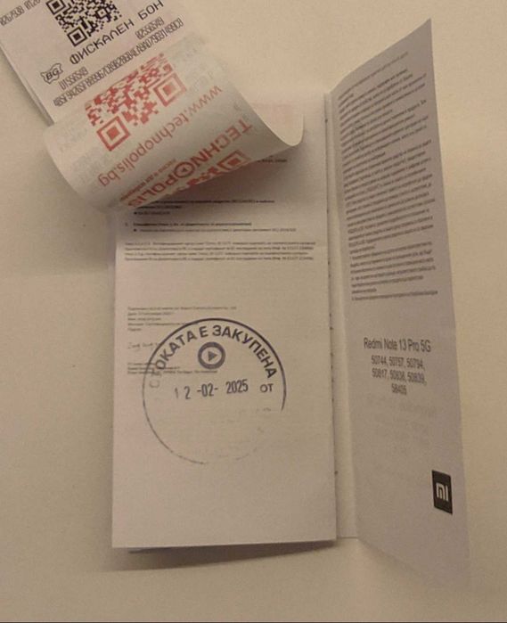 Redmi Note 13 Pro 5G 8/256GB гаранционен + допълнителни аксесоари