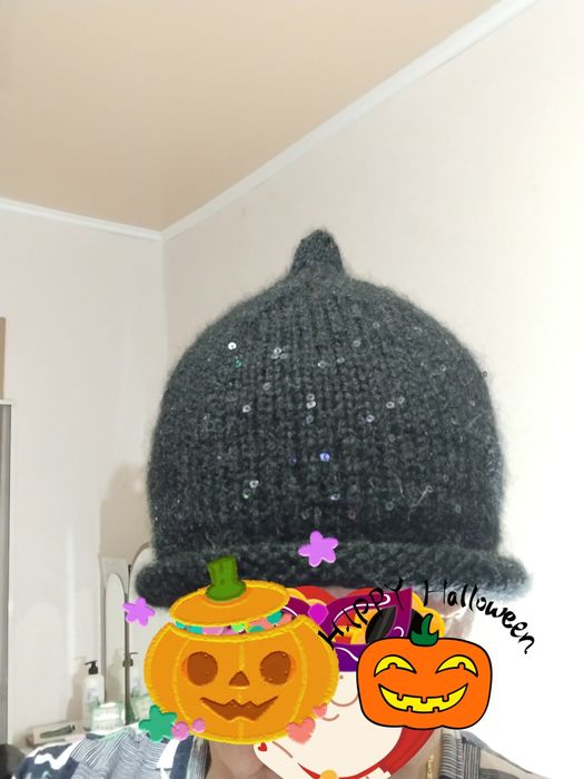 Шапка с "пипкой" р.55см