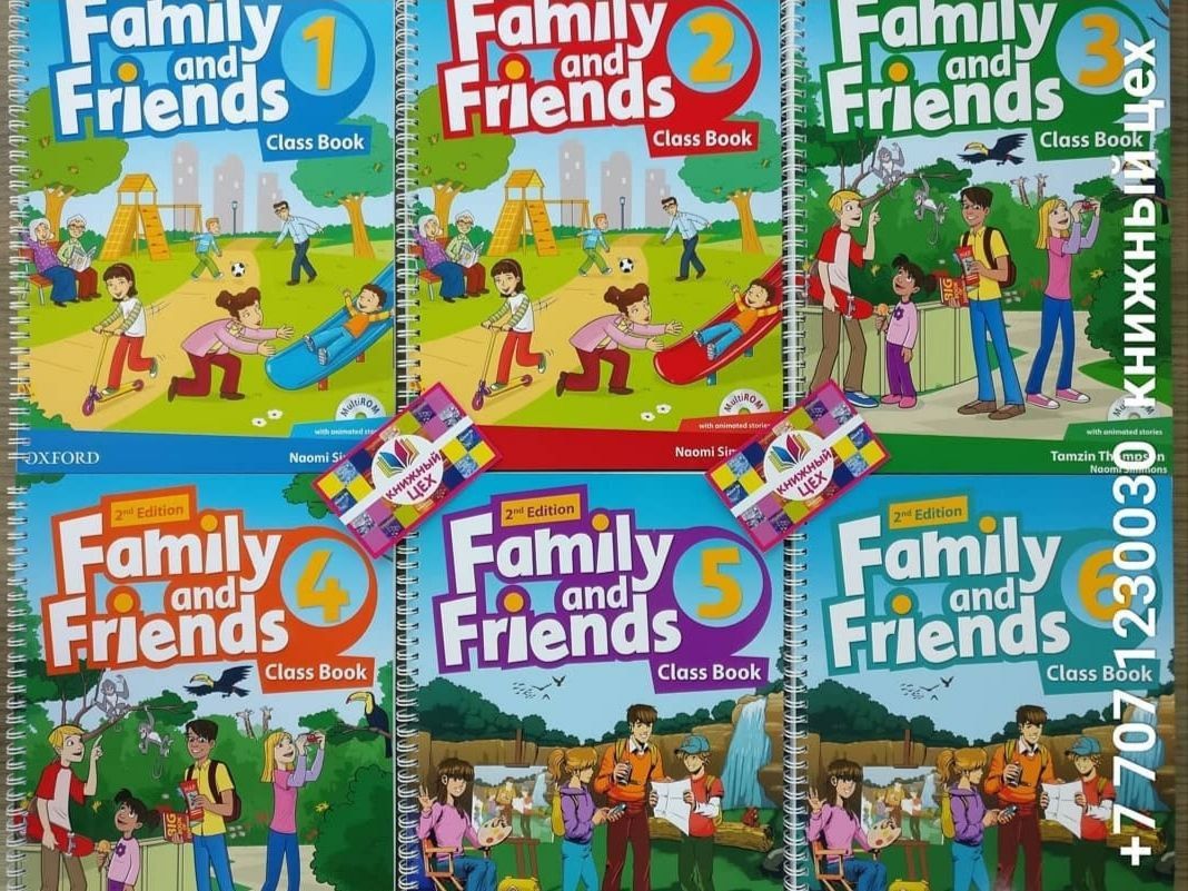 Family and Friends все уровни комплект английский язык: 3 500 тг ...