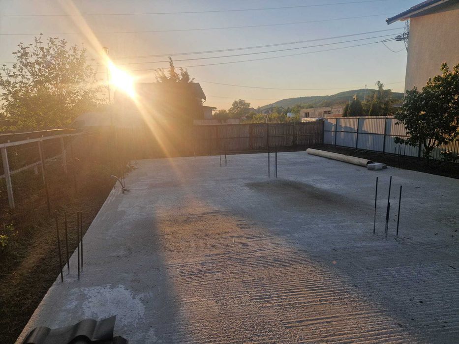Temelie in zona Călinești