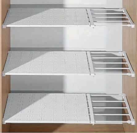 Разширяем допълнителен рафт за гардероб и шкаф без дупчене