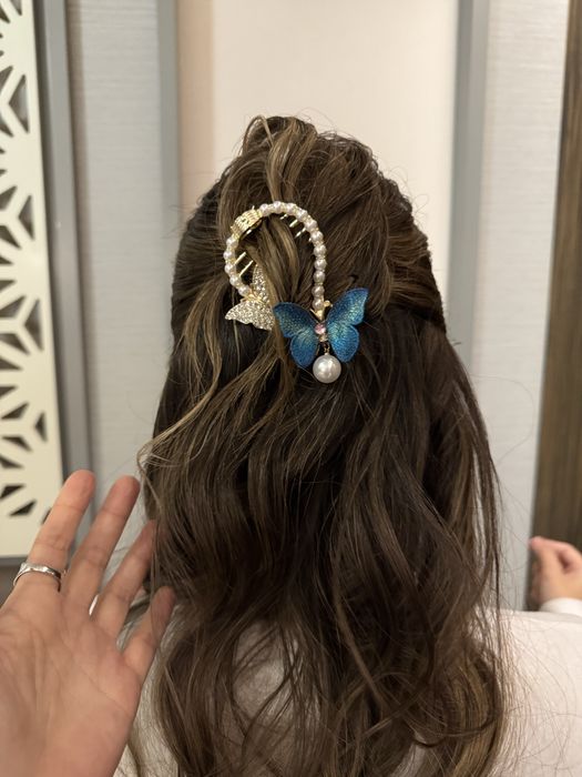 Платье голубое, нежное