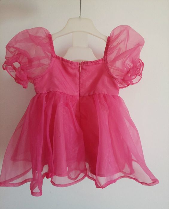 Rochita bebe roz 6 - 9 luni tull