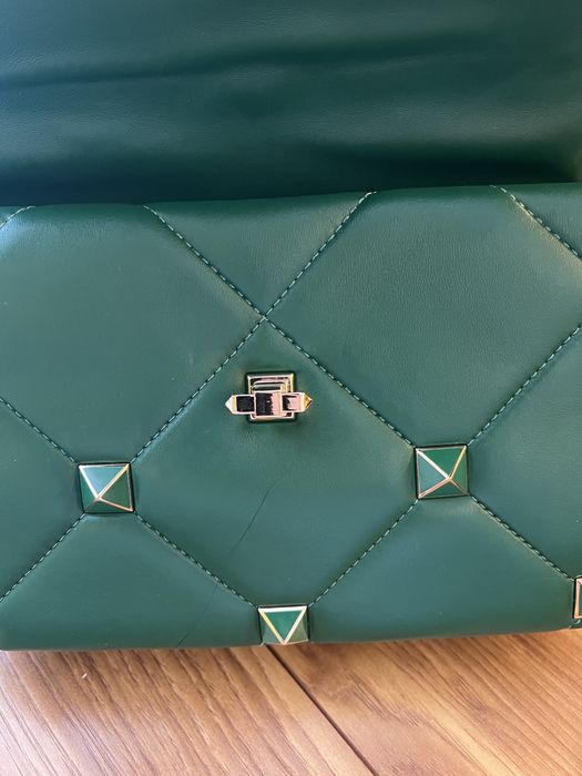 Кожена чанта Valentino