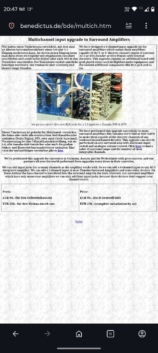 Vand Yamaha amplificator dsp-a20270