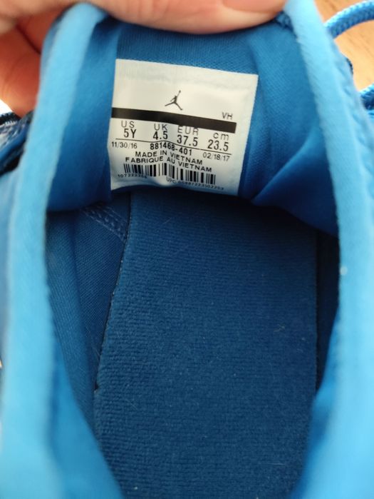 Air Jordan Formula 23 Team Blue Basketball Shoes Sneakers