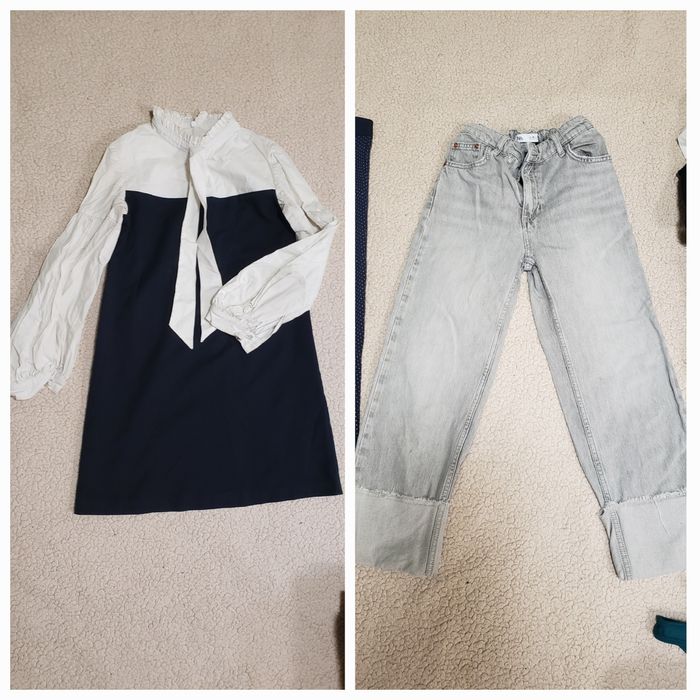 Большой пакет одежды на девочку 10-12лет