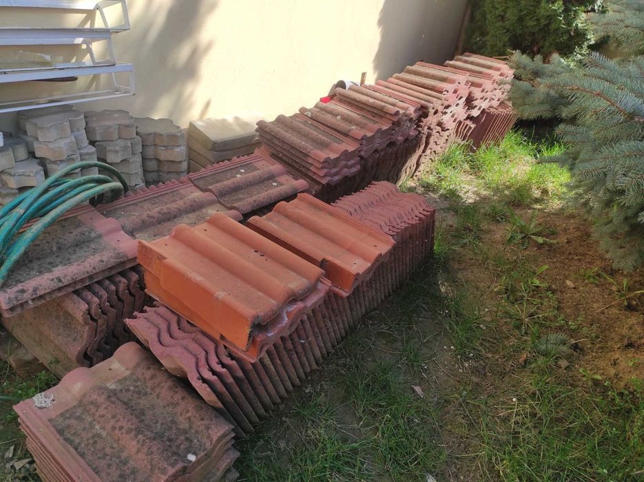 Tigla din beton folosita