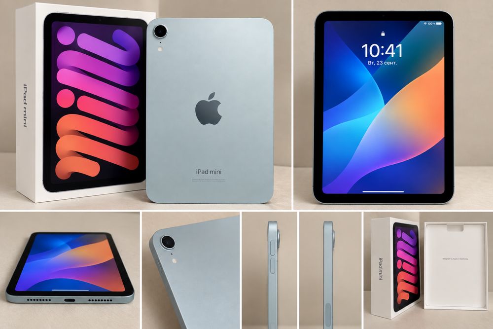 iPad mini 7 (A17 Pro) , Silver — отличное состояние