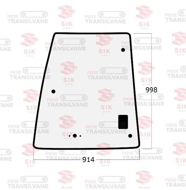 Parbriz/Geam/Luneta pt Bobcat 432E,416F,420F,422F,428F,430F,432F,434F