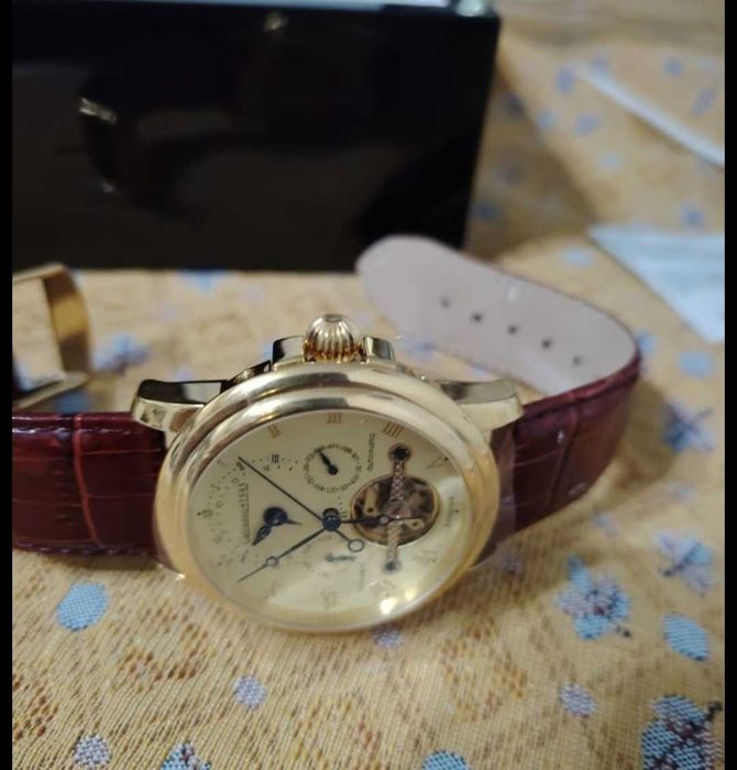 Ceas  automatic Calvaneo dual time origina
