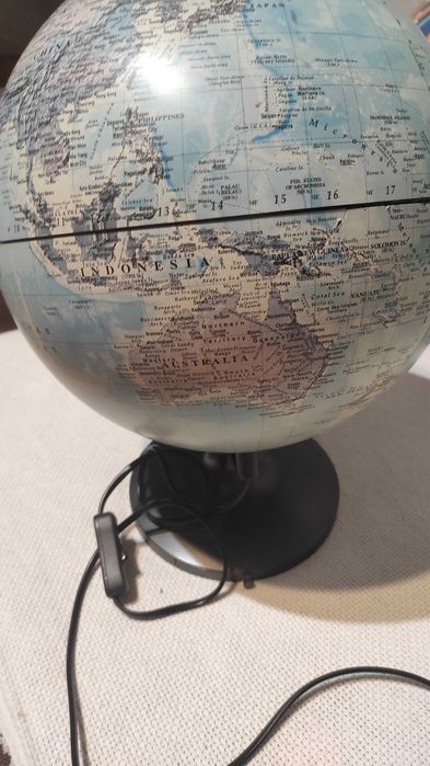 Glob pamantesc 15cm 25cm 30cm diametru cu iluminare si fara