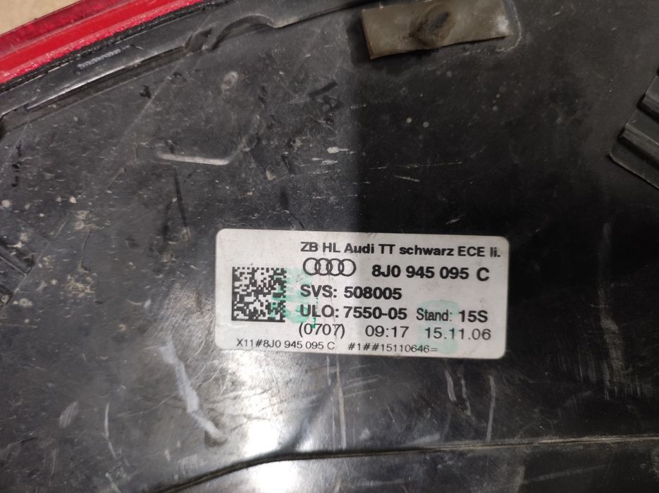 Ляв стоп за Audi TT / Ауди ТТ 2006-2014г 8J0945095