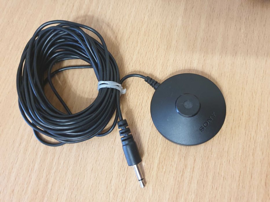 Microfon calibrare audio Sony ECM-AC2 amplificator sistem statie audio