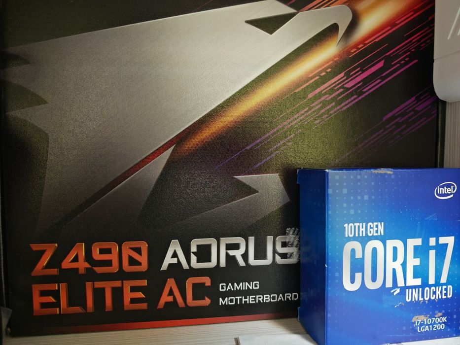Kit Gaming aorus z490 elite ac+ i7 10700k