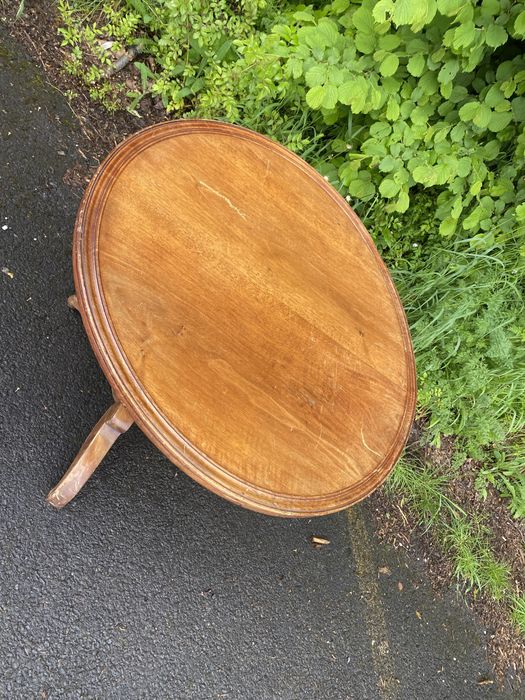 Стара френска трапезна маса със сгъваем плот