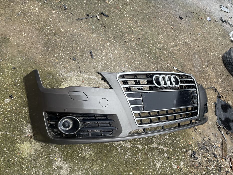 Audi A7 4G 2012 година Предна Броня с радар сензори и парктроници