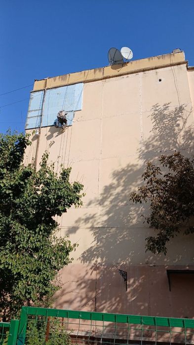 Утепление фасадов зданий,домов.