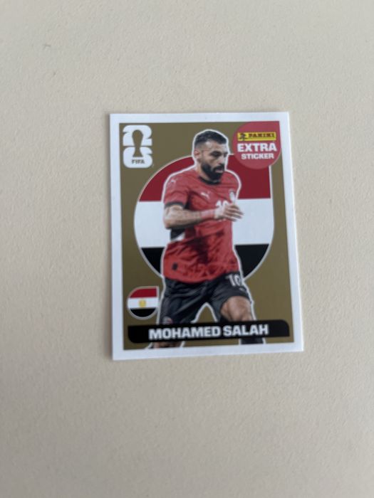 Extra sticker Mohamed Salah de aur